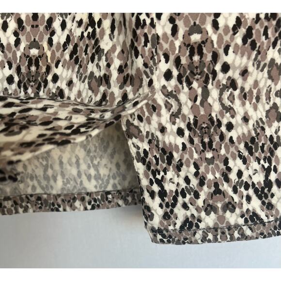 Merona Figure Flattering Stretch Black Beige and Cream Pencil Skirt Sz 18 - Picture 4 of 9